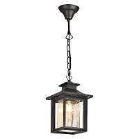 Светильник садово-парковый на цепочке Feron "Брюссель" PL555 220В Е27 60Вт Черный IP44 картинка 